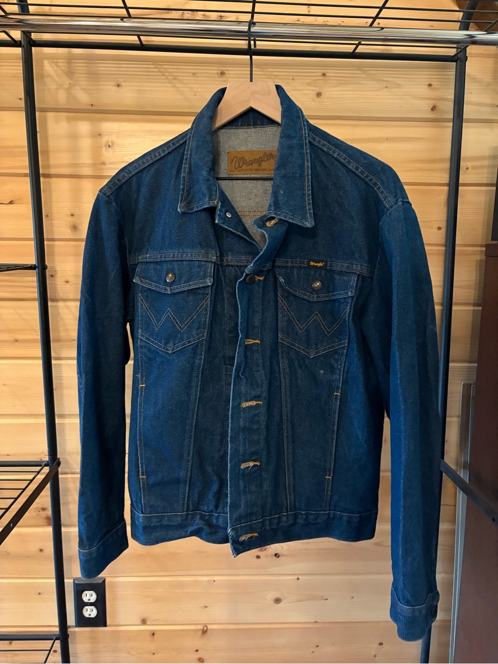 Wrangler Men's Indigo Blue Denim Jacket